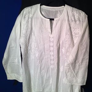 Chikankari kurta top